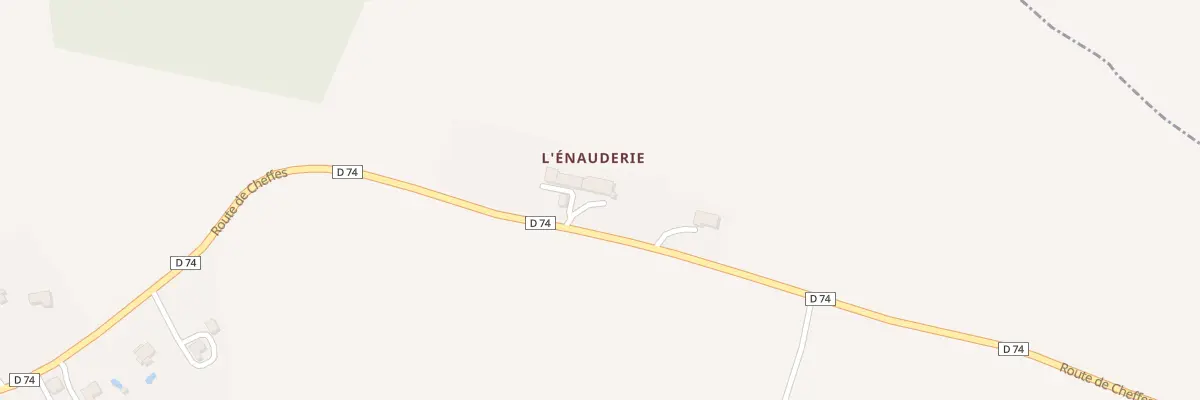Plan du 5056 L’Enauderie à Écuillé