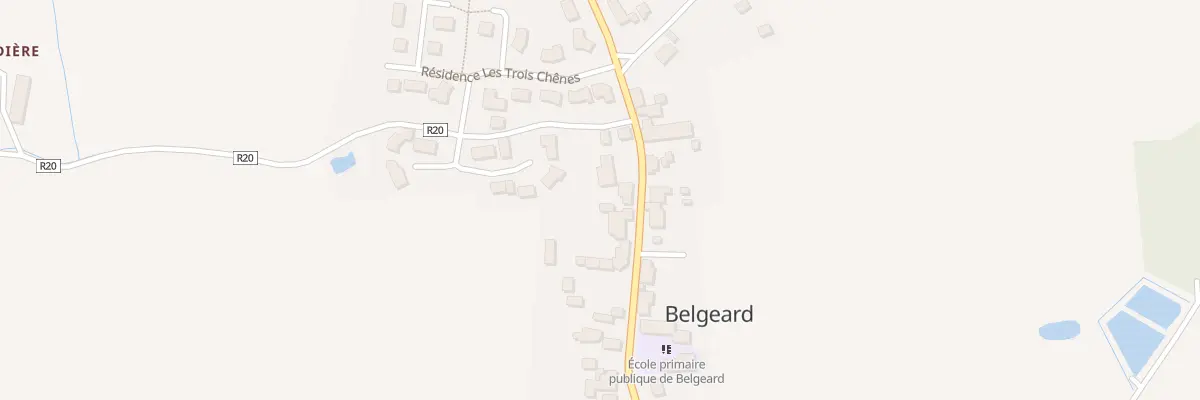 Plan du 4 Rue du Muguet à Belgeard
