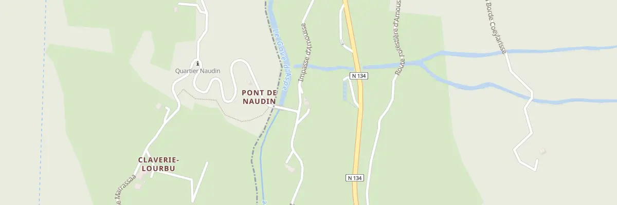 Plan du 6 Rte du Berat du Haut à Urdos