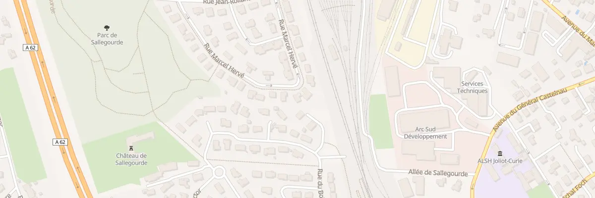 Plan du 53 Rue Marcel Hervé à Villenave-d’Ornon