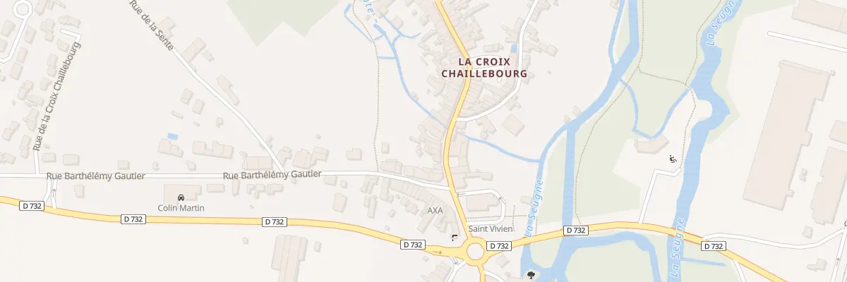 Plan du 60 Rue du Mal Leclerc à Pons