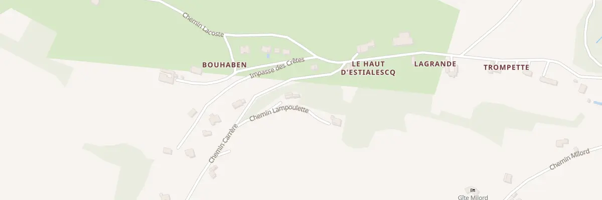 Plan du 6B Che Lampoulette à Estialescq