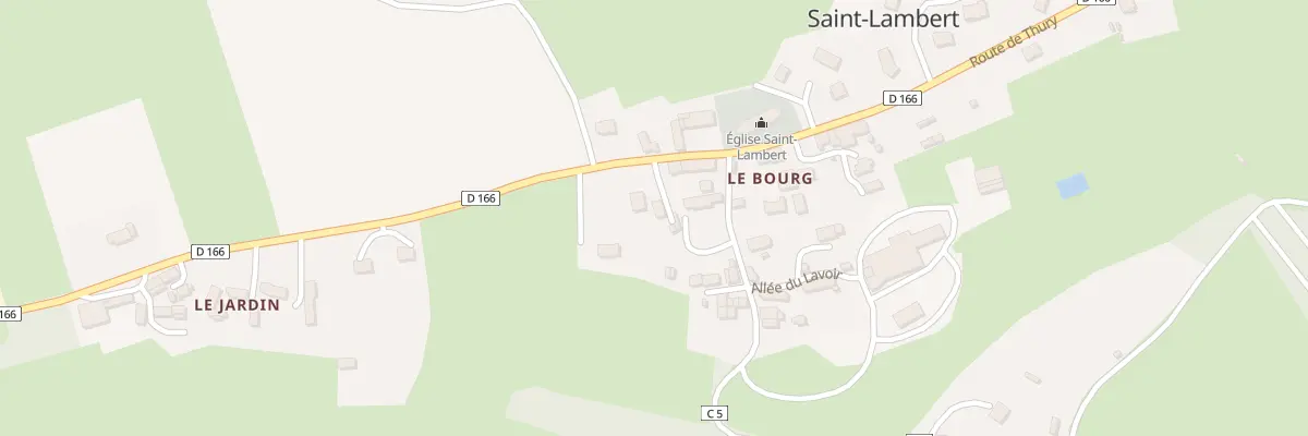 Plan du 4 All des Rouges-Gorges à Saint-Lambert