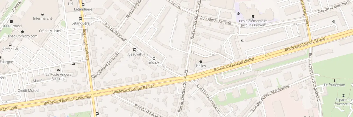 Plan du 174 Rue du Doc Guichard à Angers