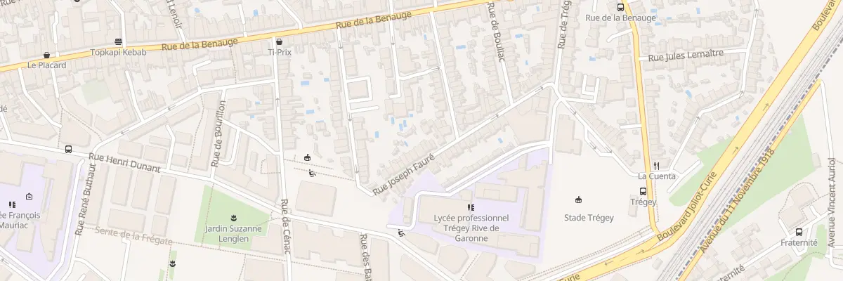 Plan du 77 Rue Joseph Fauré à Bordeaux