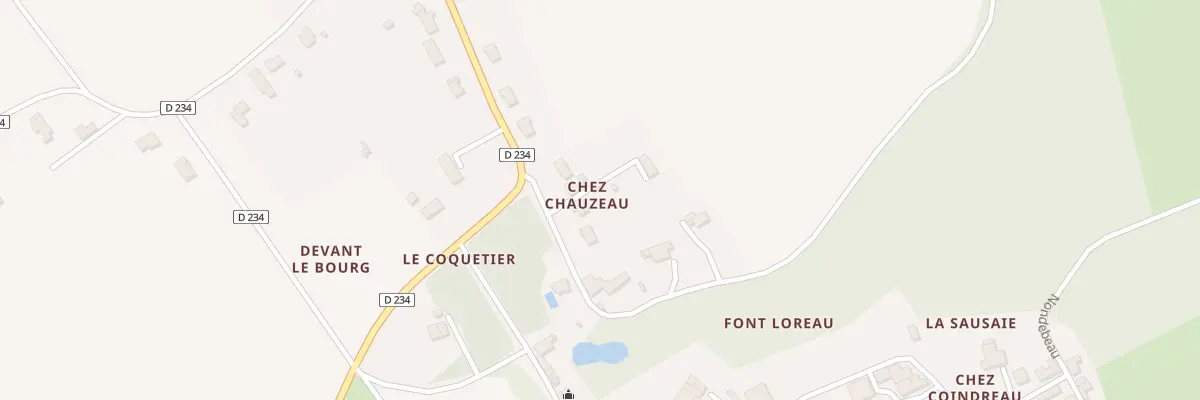 Plan du 7 Rue de Chez Chauzeau à Colombiers