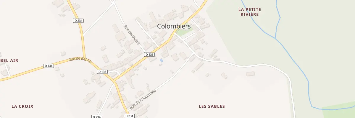 Plan du 27 Rue de l’Houmade à Colombiers