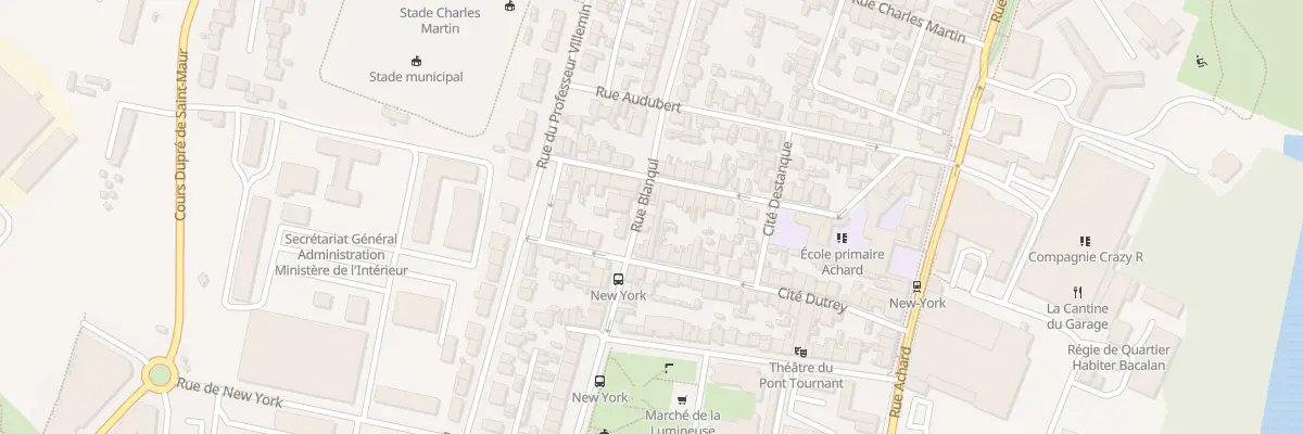 Plan du 128 Rue Blanqui à Bordeaux