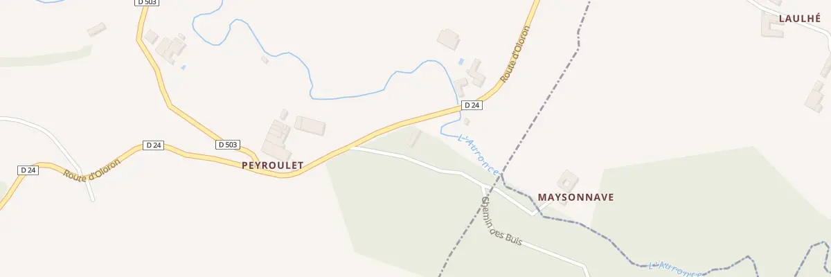 Plan du 32B Rte d’Oloron à Estialescq