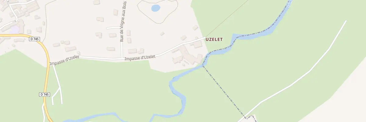 Plan du 5440 Uzelet à Ardin