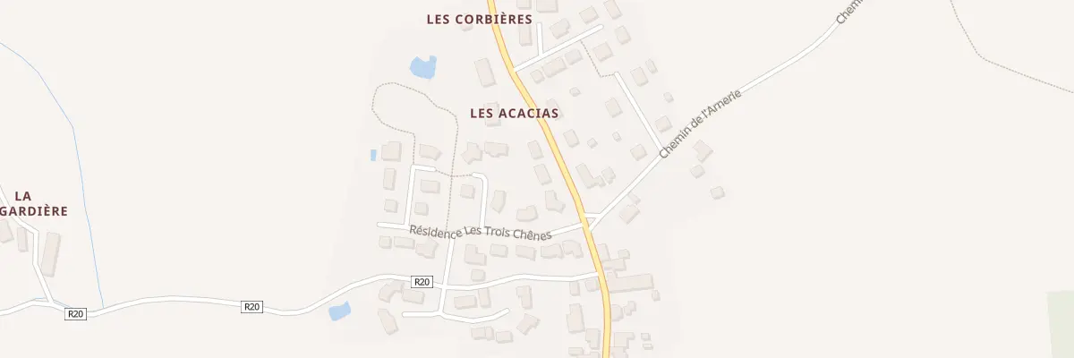 Plan du 2 Res les Trois Chenes à Belgeard