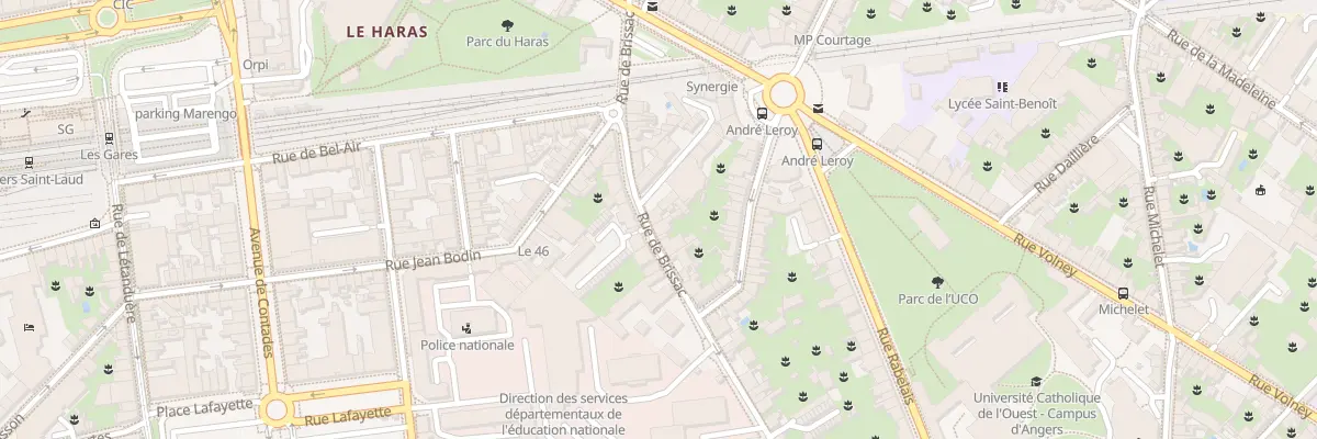 Plan du 17 Rue de Brissac à Angers
