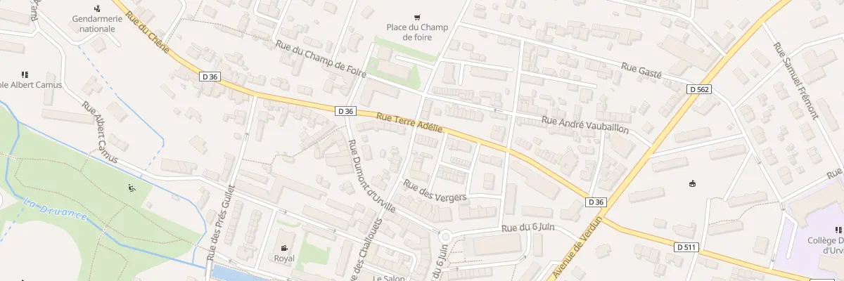 Plan du 25 Rue Terre Adelie - Conde à Condé-en-Normandie