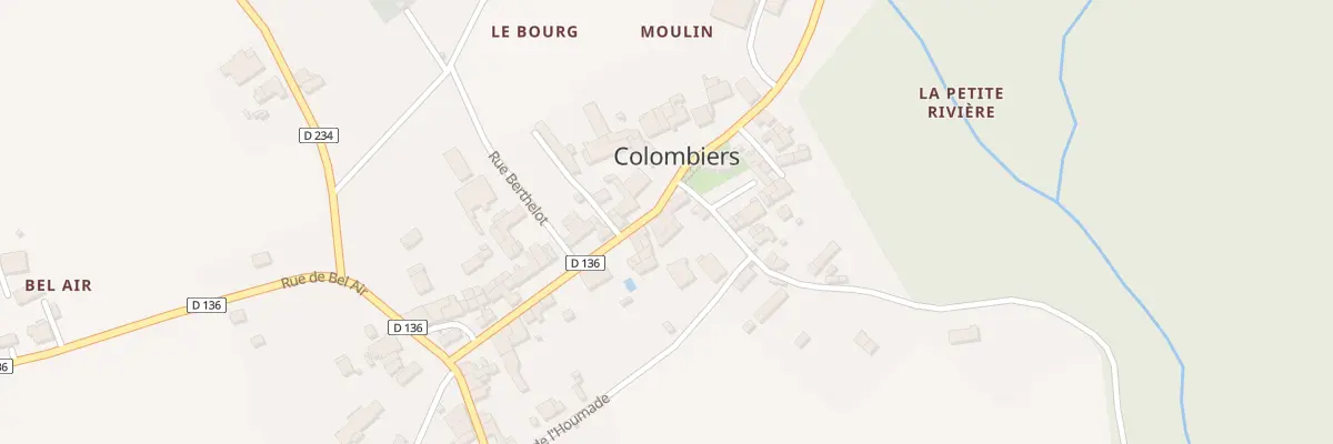 Plan du 26A Av du Prieuré à Colombiers