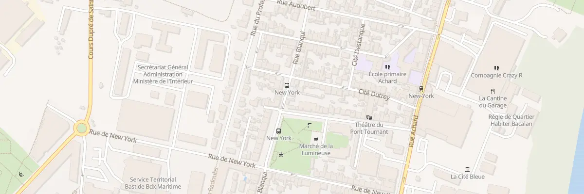 Plan du 112 Rue Blanqui à Bordeaux