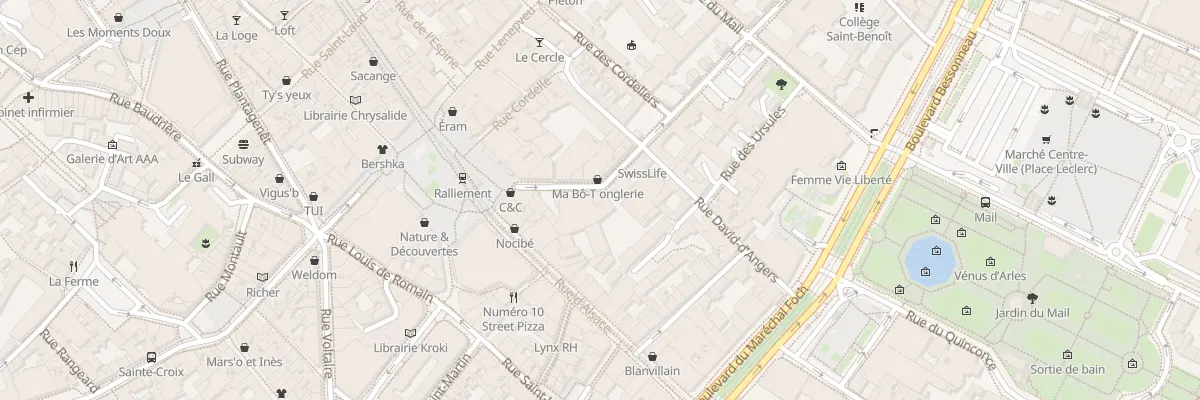 Plan du 4B Rue Saint-Maurille à Angers
