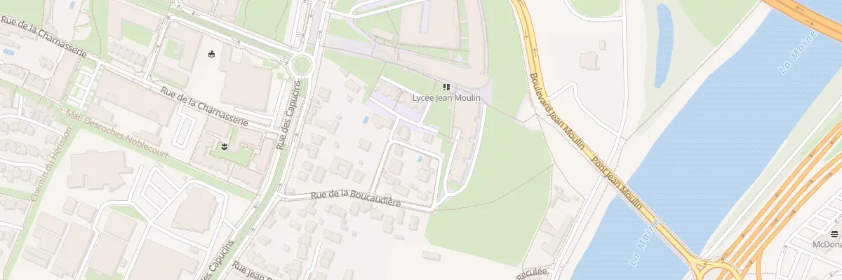 Plan du 17 Rue de la Boucaudière à Angers