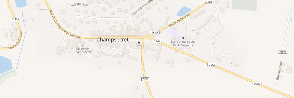 Plan du 1 Rue Charles Léandre à Champsecret