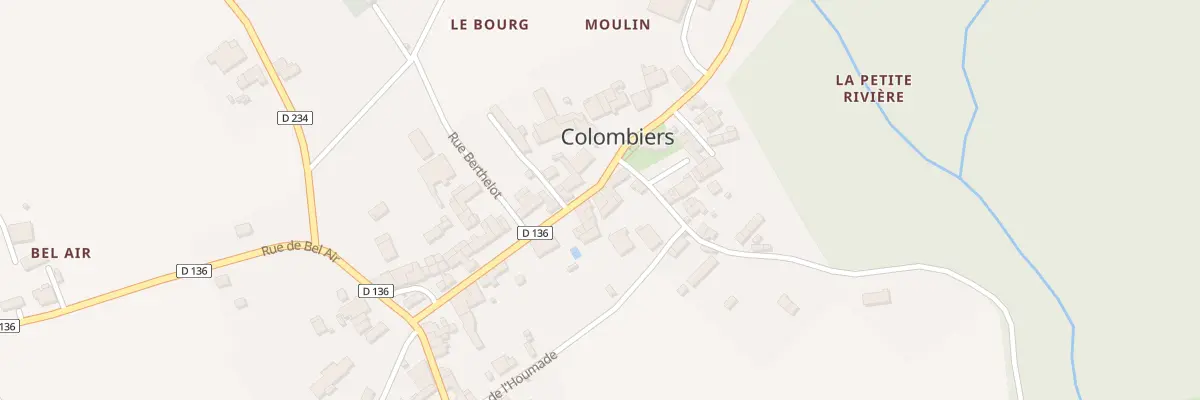Plan du 28 Av du Prieuré à Colombiers