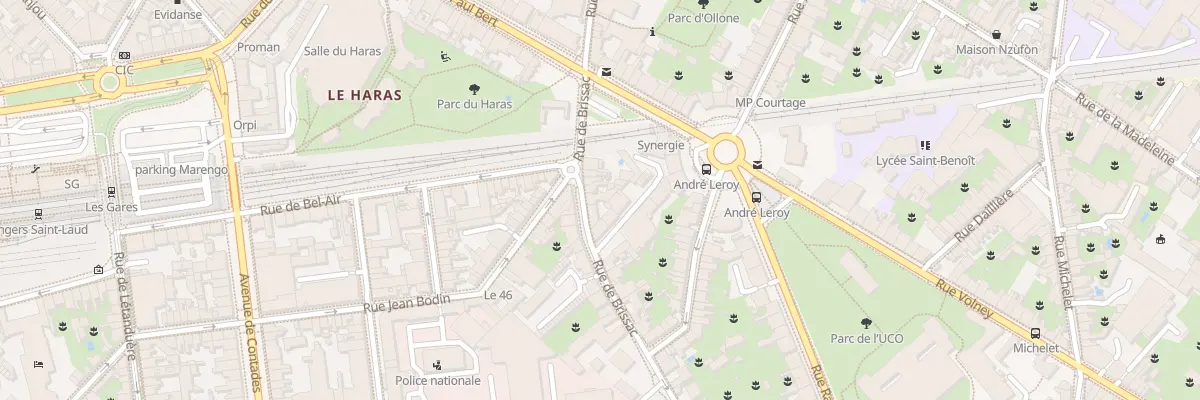 Plan du 11B Rue de Brissac à Angers