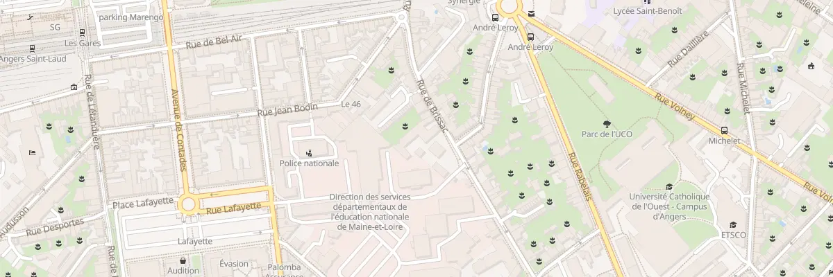 Plan du 26 Rue de Brissac à Angers