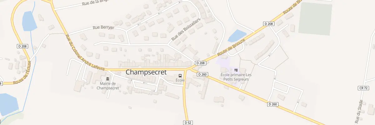 Plan du 4 Rue du Colonel Andre Lefevre à Champsecret