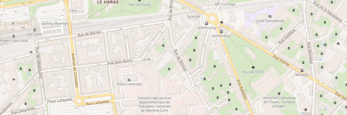 Plan du 20B Rue de Brissac à Angers