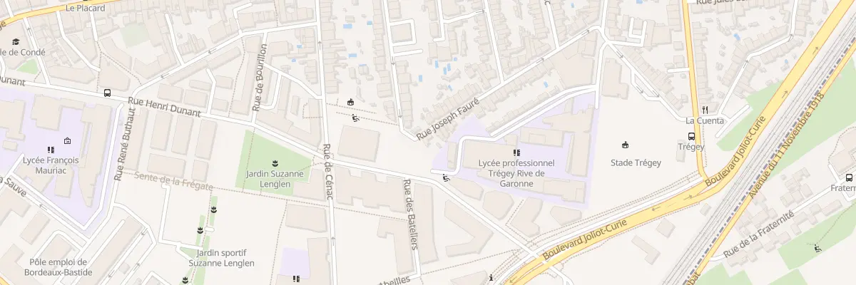Plan du 64 Rue Joseph Fauré à Bordeaux