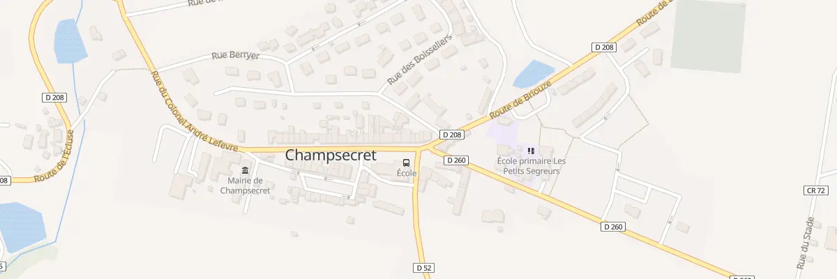 Plan du 6 Rue du Colonel Andre Lefevre à Champsecret