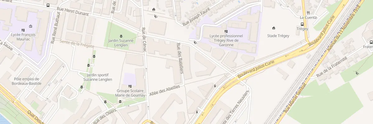Plan du 81 Rue Henri Dunant à Bordeaux