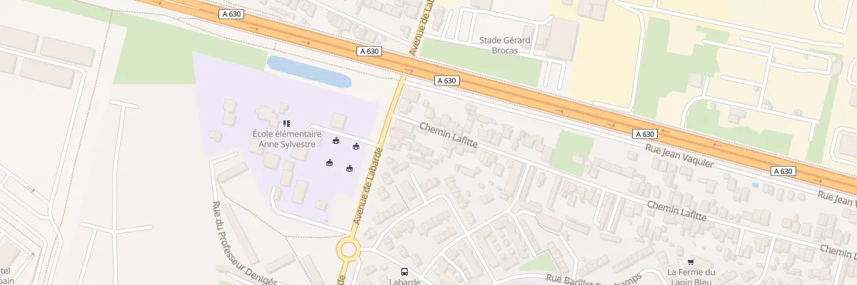 Plan du 122 Che Lafitte à Bordeaux