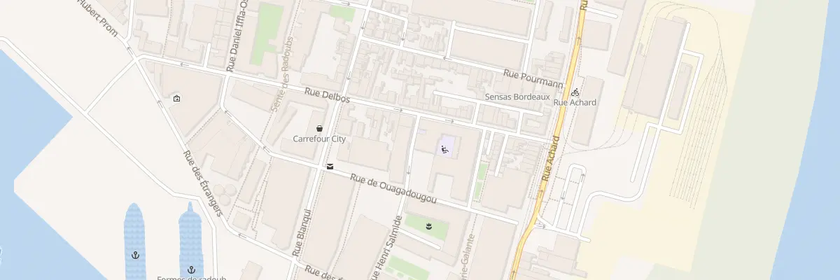 Plan du 36 Rue Delbos à Bordeaux