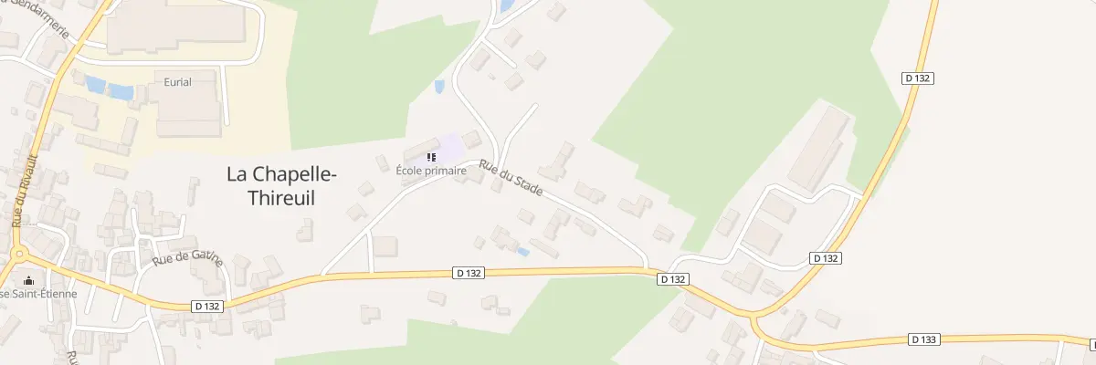 Plan du 8 Rue du Stade à Beugnon-Thireuil
