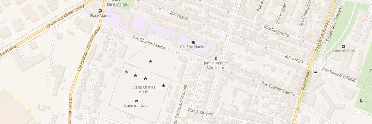 Plan du 52 Rue Charles Martin à Bordeaux