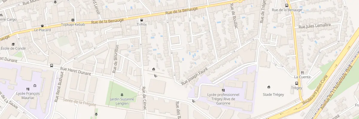 Plan du 41 Rue Joseph Faure à Bordeaux