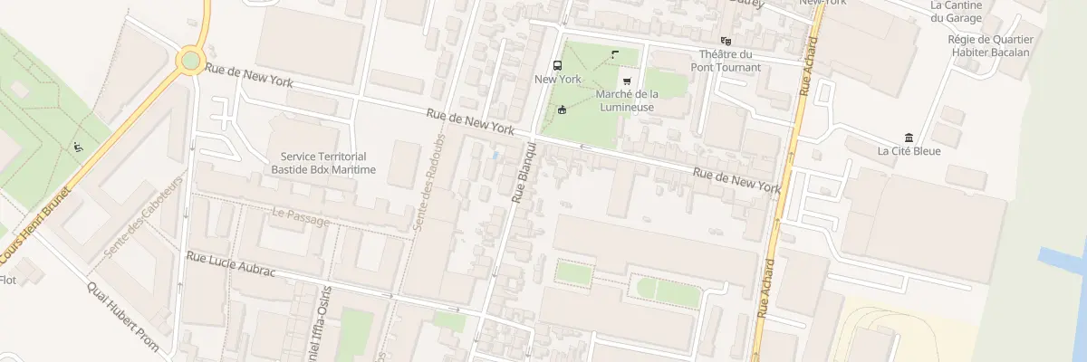 Plan du 88 Rue Blanqui à Bordeaux