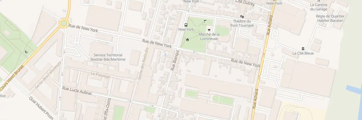 Plan du 90 Rue Blanqui à Bordeaux