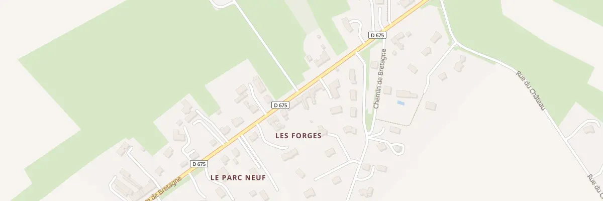 Plan du 401 Rte de Bretagne Missy à Val d’Arry