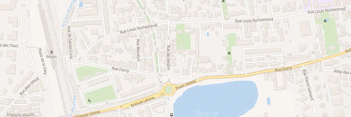 Plan du 92 Rue de Verdun à Bègles
