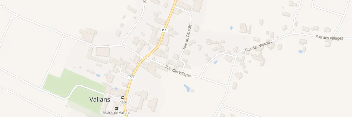Plan du 18 Rue du Paradis à Vallans