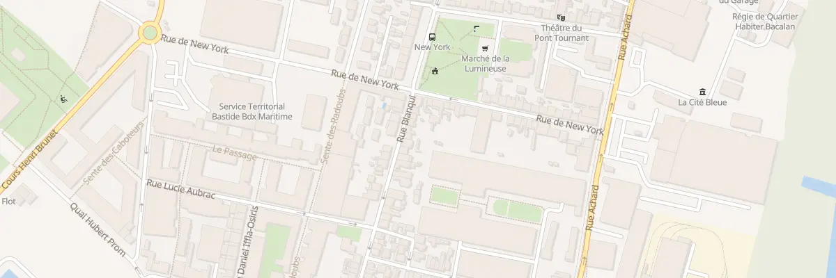Plan du 84 Rue Blanqui à Bordeaux