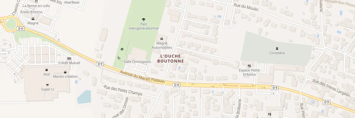 Plan du 12 Che des Ajoncs à Magné