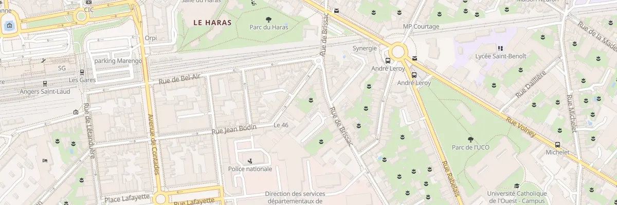Plan du 18 Rue de Brissac à Angers