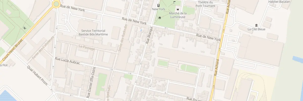 Plan du 78 Rue Blanqui à Bordeaux