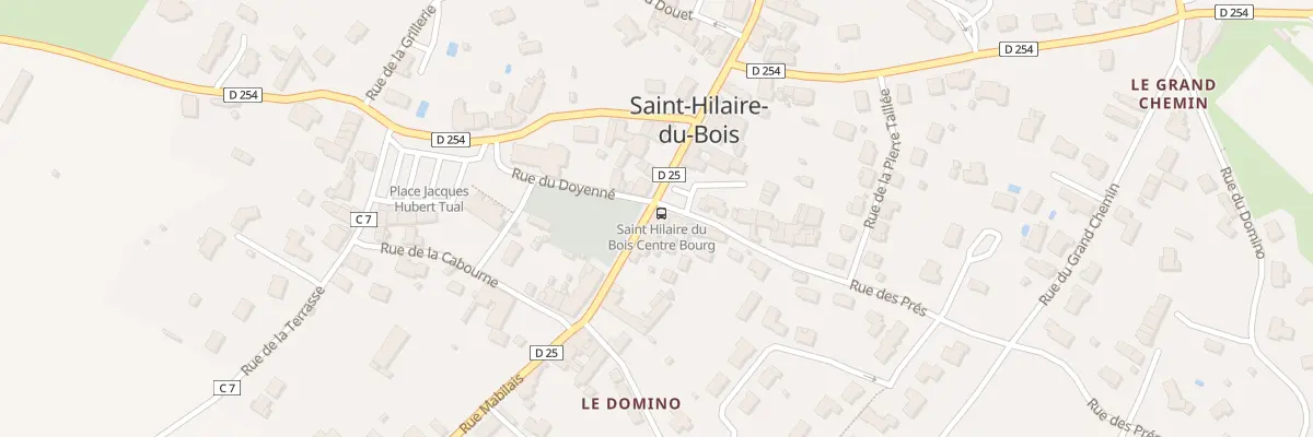 Plan du 33 Rue Mabilais à Lys-Haut-Layon