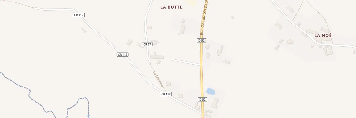Plan du 272 La Bute Est à Champsecret