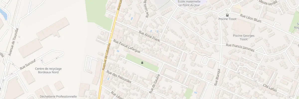 Plan du 97 Rue Pascal Lafargue à Bordeaux