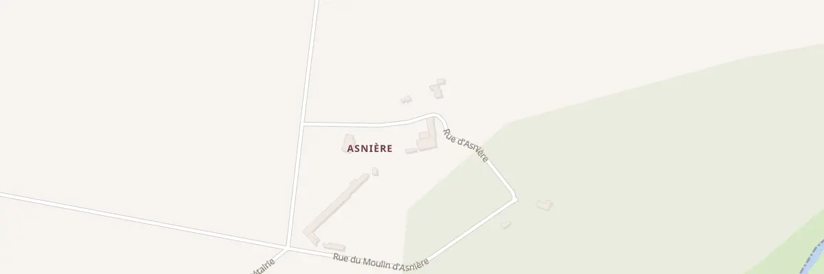 Plan du 6 Rue d’Asniere à Belluire