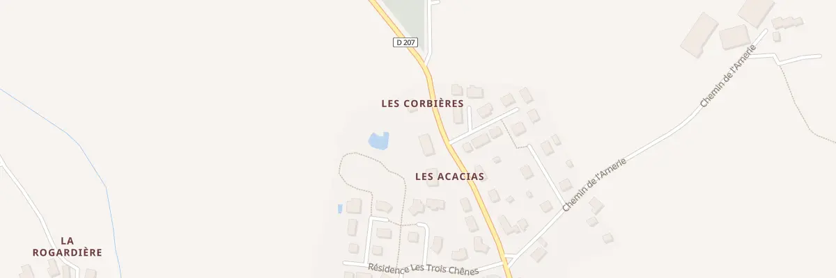 Plan du 2 Les Corbieres à Belgeard