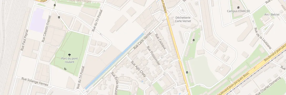 Plan du 102 Rue Carle Vernet à Bordeaux